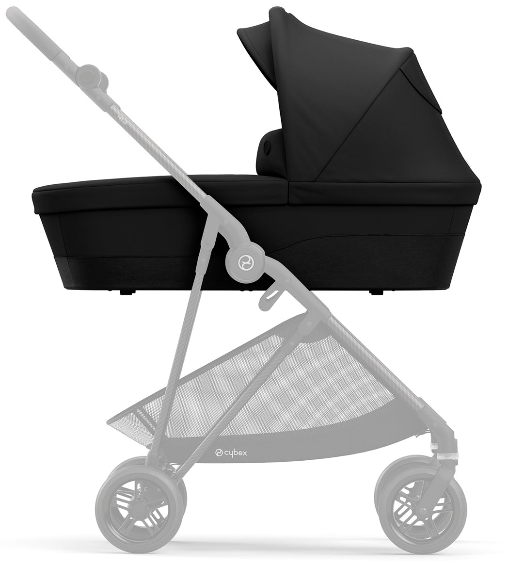 Cybex Melio 2.0 Cot - Deep Black (Albee Exclusive)