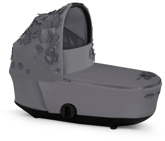 Cybex Mios 3 Lux Carry Cot - Simply Flowers Dream Grey