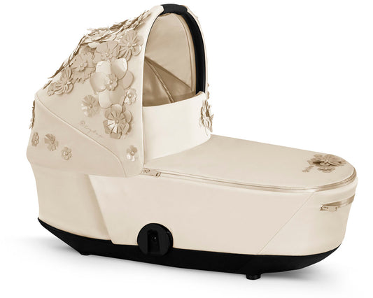 Cybex Mios 3 Lux Carry Cot - Simply Flowers Nude Beige