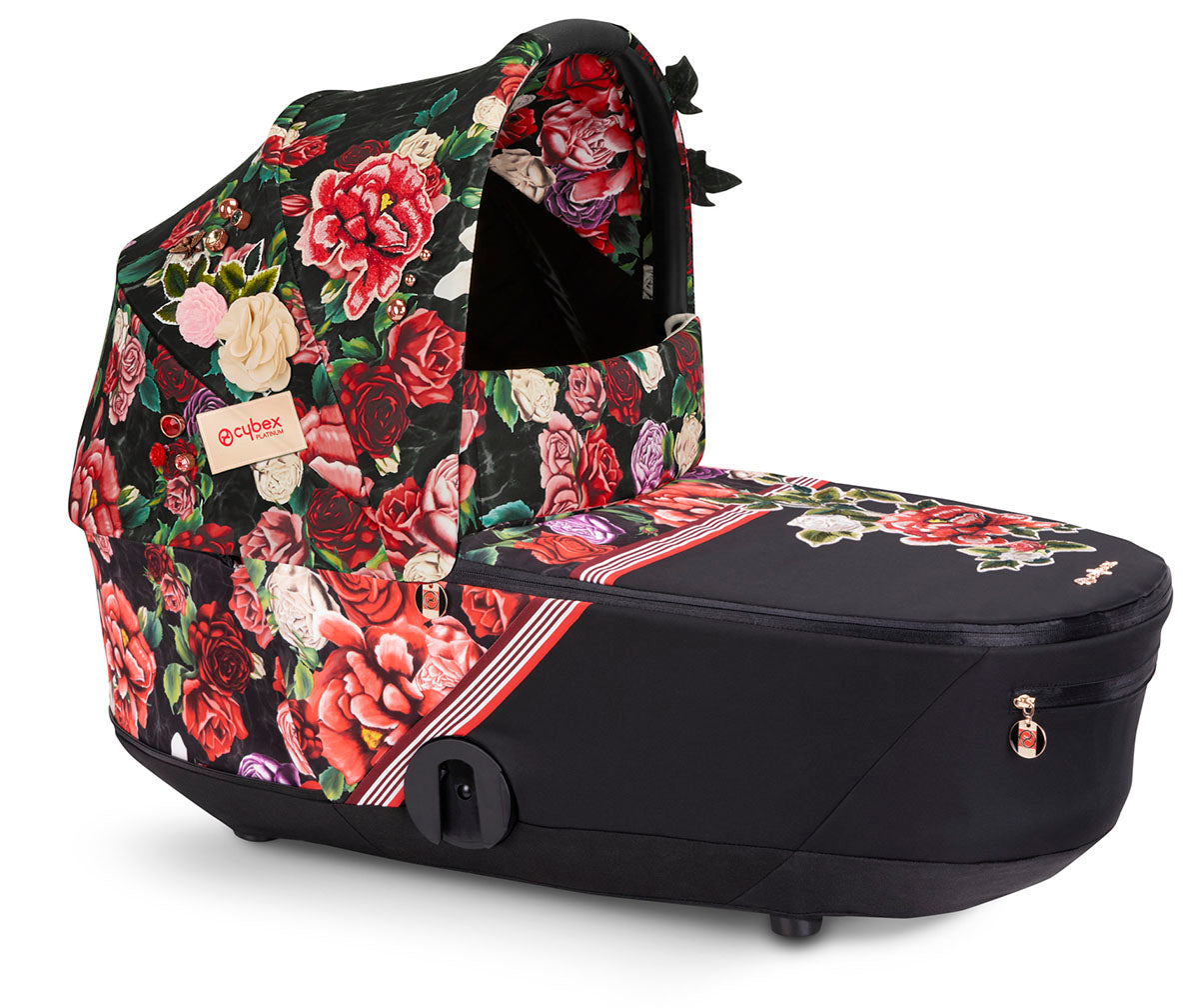 Cybex Mios 3 Lux Carry Cot - Spring Blossom Dark