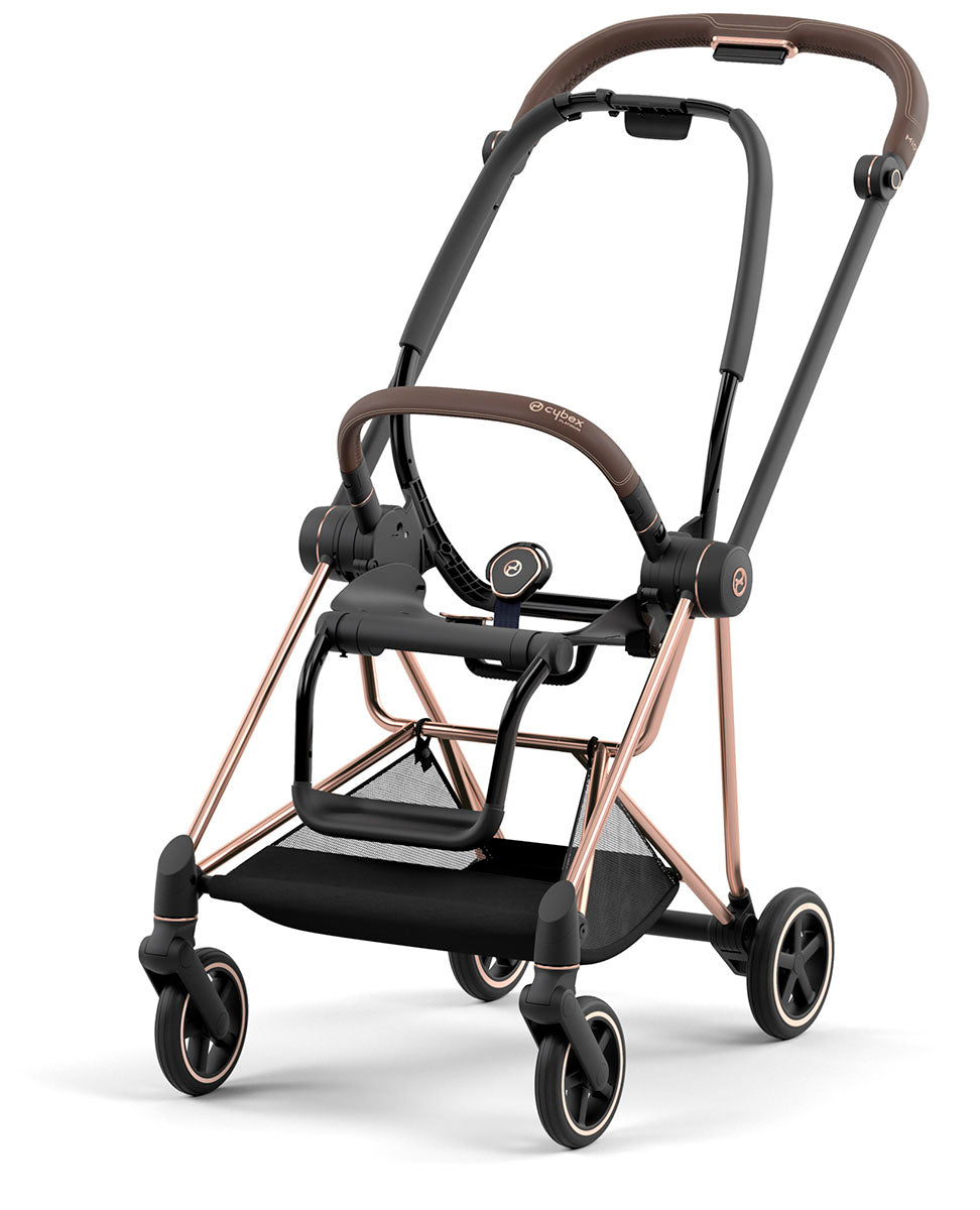 Cybex Mios 3 Stroller Frame - Rose Gold / Brown