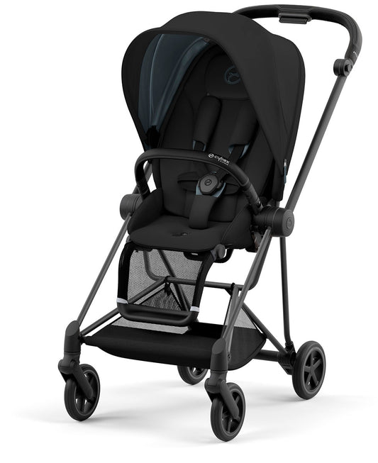 Cybex Mios 3 Stroller (One Box) - Matte Black / Black / Deep Black