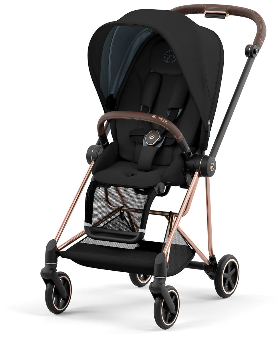 Cybex Mios 3 Stroller (One Box) - Rose Gold / Brown / Deep Black