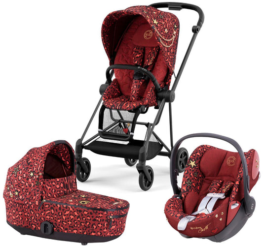 Cybex Mios 3 with Lux Bassinet + Cloud Q Travel System Bundle - Rockstar by Alec Voelkel