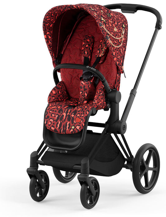 Cybex Priam 4 Complete Stroller Bundle - Rockstar by Alec Voelkel