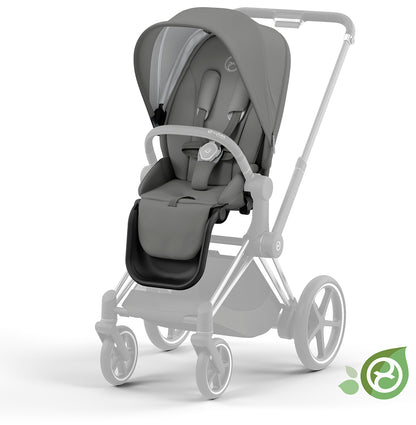 Cybex PRIAM 4/e-PRIAM 2 Seat Pack - Conscious Pearl Grey