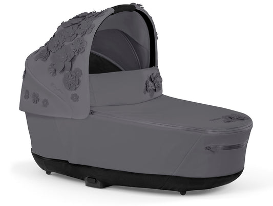 Cybex Priam 4 / ePriam 2 Lux Carry Cot - Simply Flowers Dream Grey