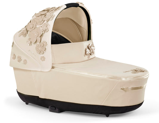 Cybex Priam 4 / ePriam 2 Lux Carry Cot - Simply Flowers Nude Beige