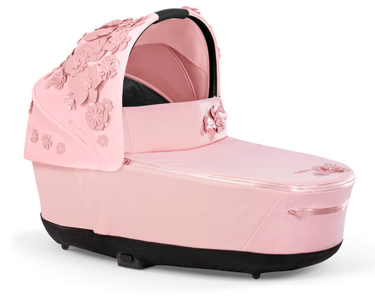 Cybex Priam 4 / ePriam 2 Lux Carry Cot - Simply Flowers Pale Blush