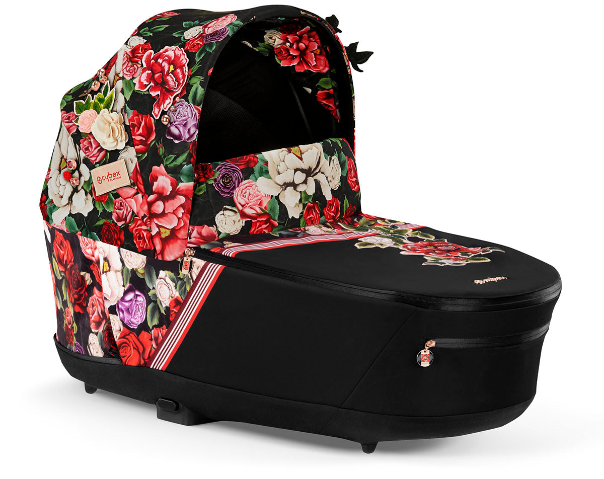 Cybex Priam 4 / ePriam 2 Lux Carry Cot - Spring Blossom Dark