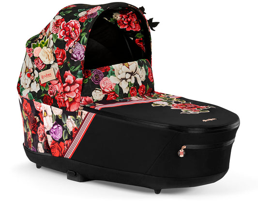 Cybex Priam 4 / ePriam 2 Lux Carry Cot - Spring Blossom Dark