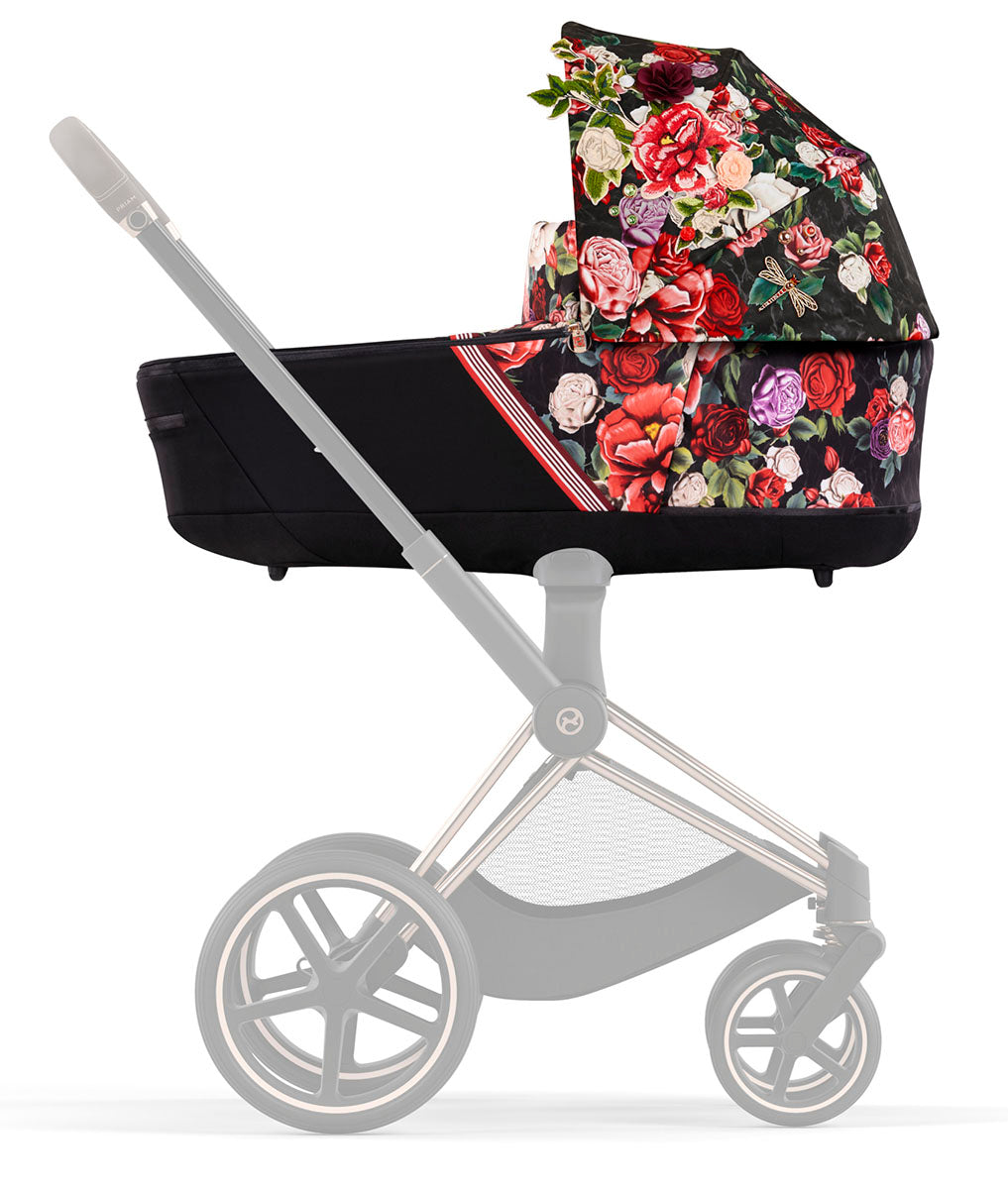 Cybex Priam 4 / ePriam 2 Lux Carry Cot - Spring Blossom Dark