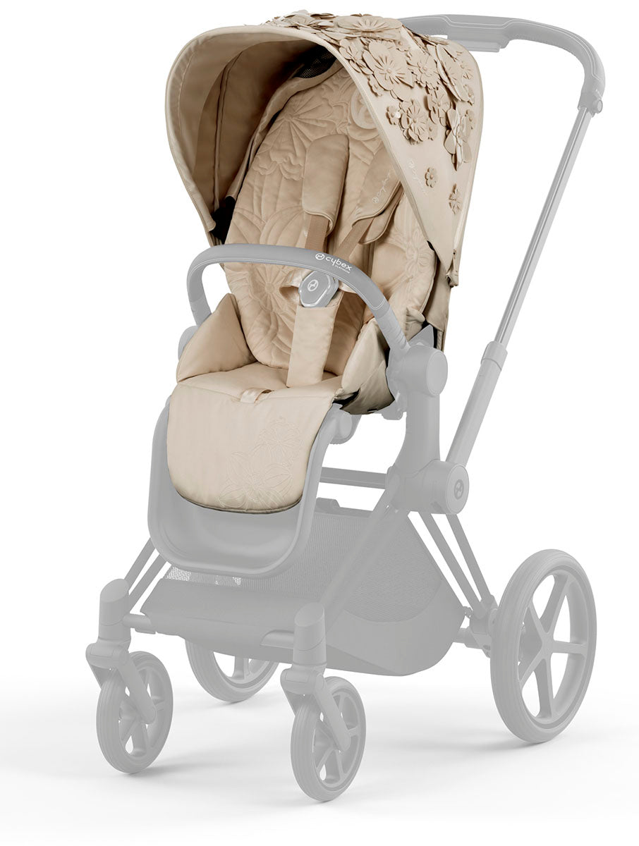 Cybex Priam 4 / ePriam 2 Seat Pack - Simply Flowers Nude Beige