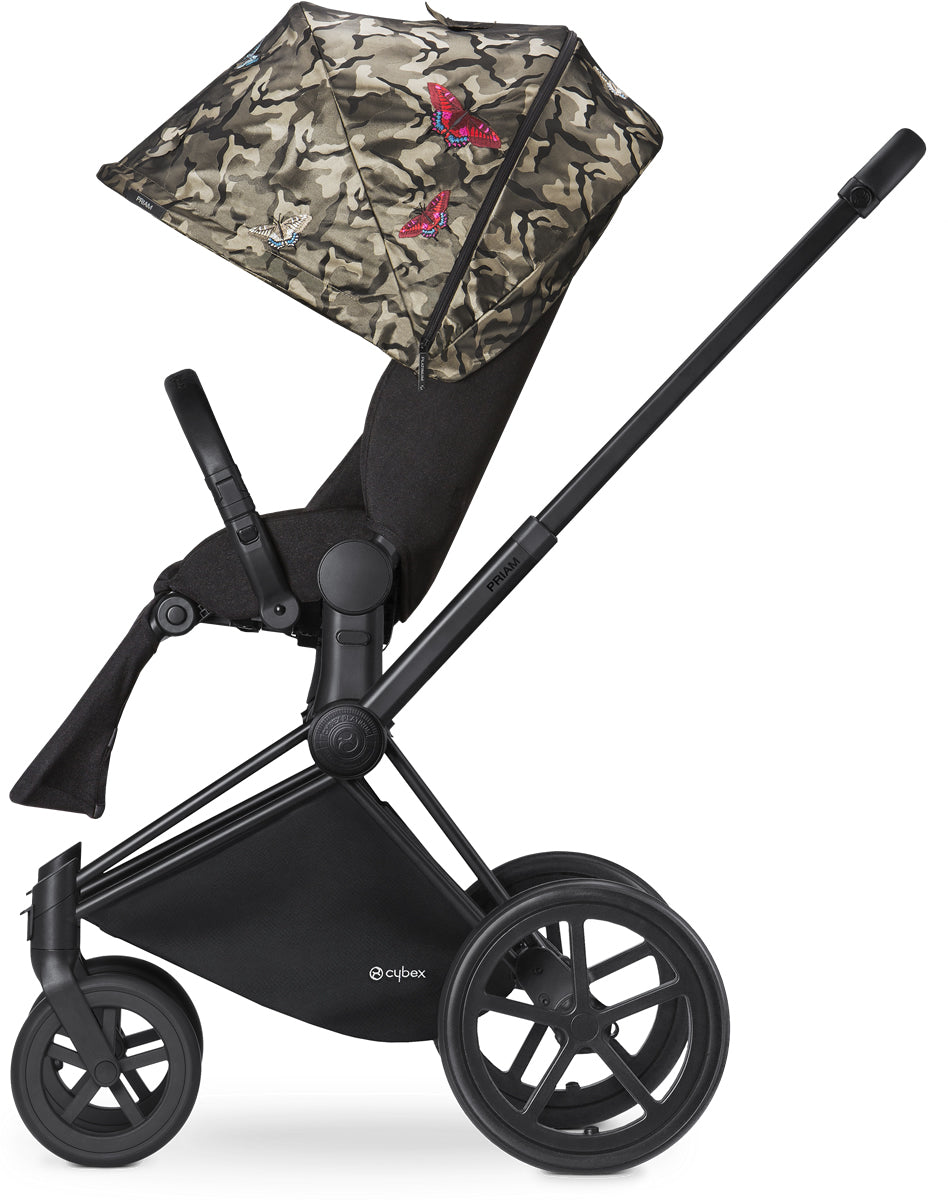 Cybex 2017 / 2018 Priam Lux Trekking Stroller - Butterfly/Black