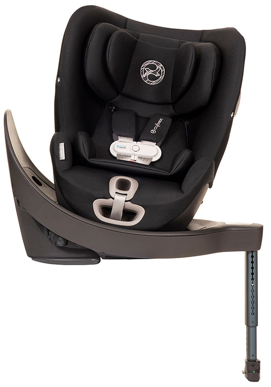 CYBEX Sirona S Rotating Convertible Car Seat with Load Leg and with SensorSafe - FR Free Black