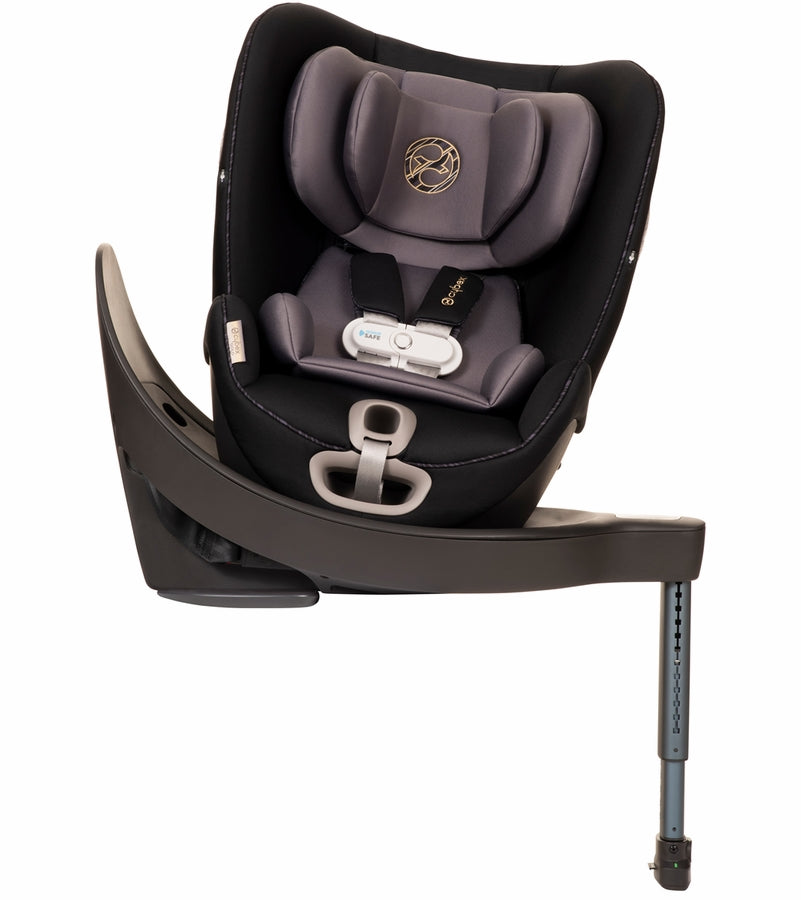 CYBEX Sirona S Rotating Convertible Car Seat with Load Leg and with SensorSafe - Premium Black