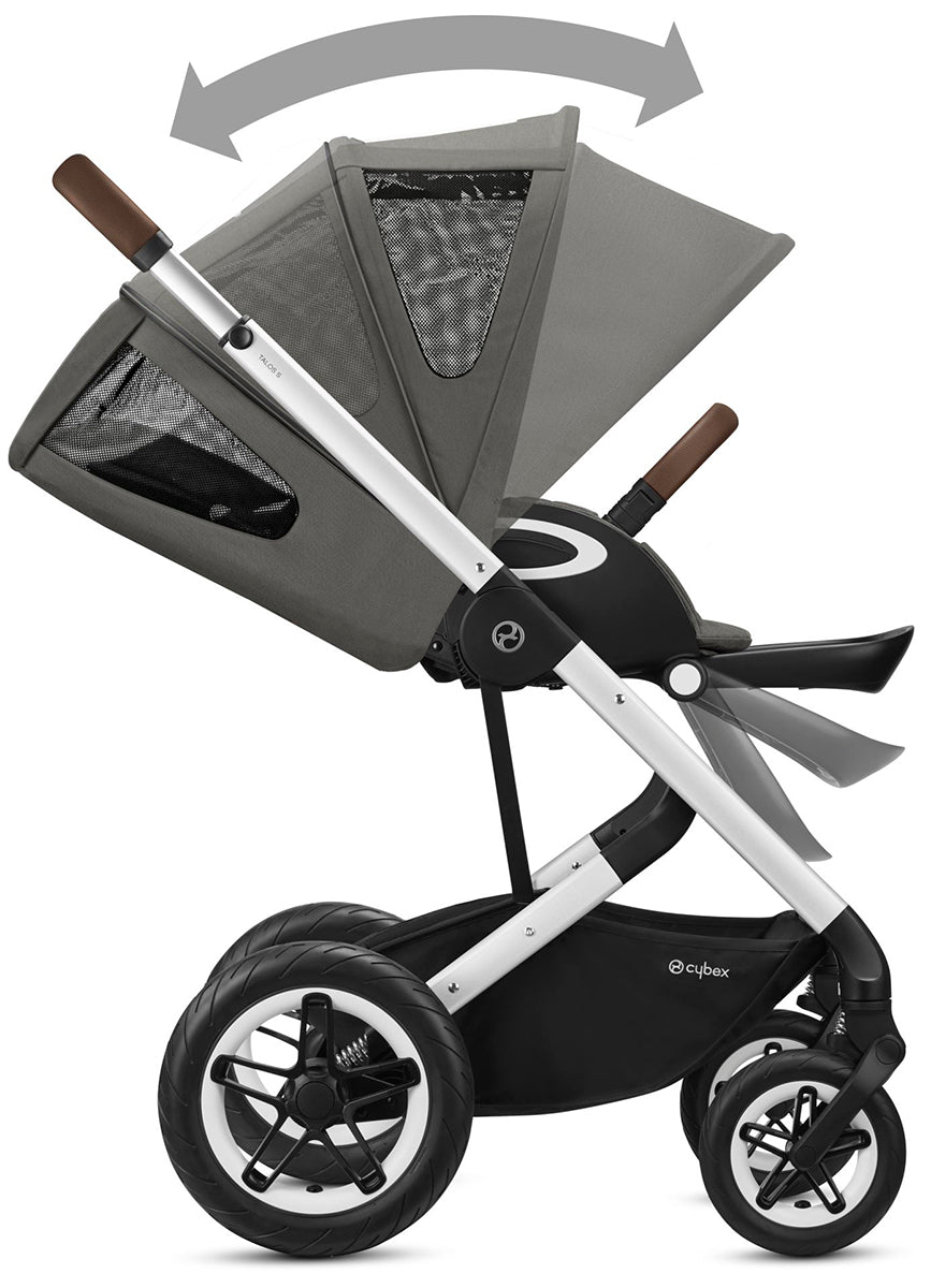 Cybex Talos S Lux All-Terrain Stroller - Soho Grey