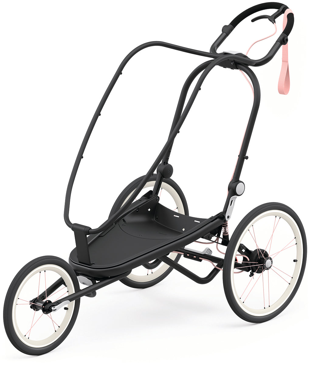 Cybex Zeno Multisport Trailer Frame - Black with Pink Details