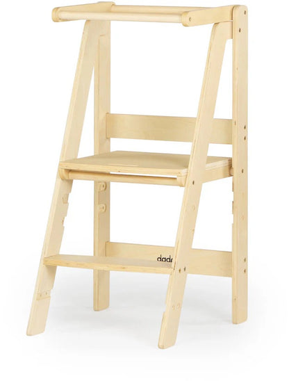 dadada Folding Toddler Tower - White