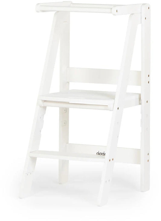 dadada Folding Toddler Tower - White