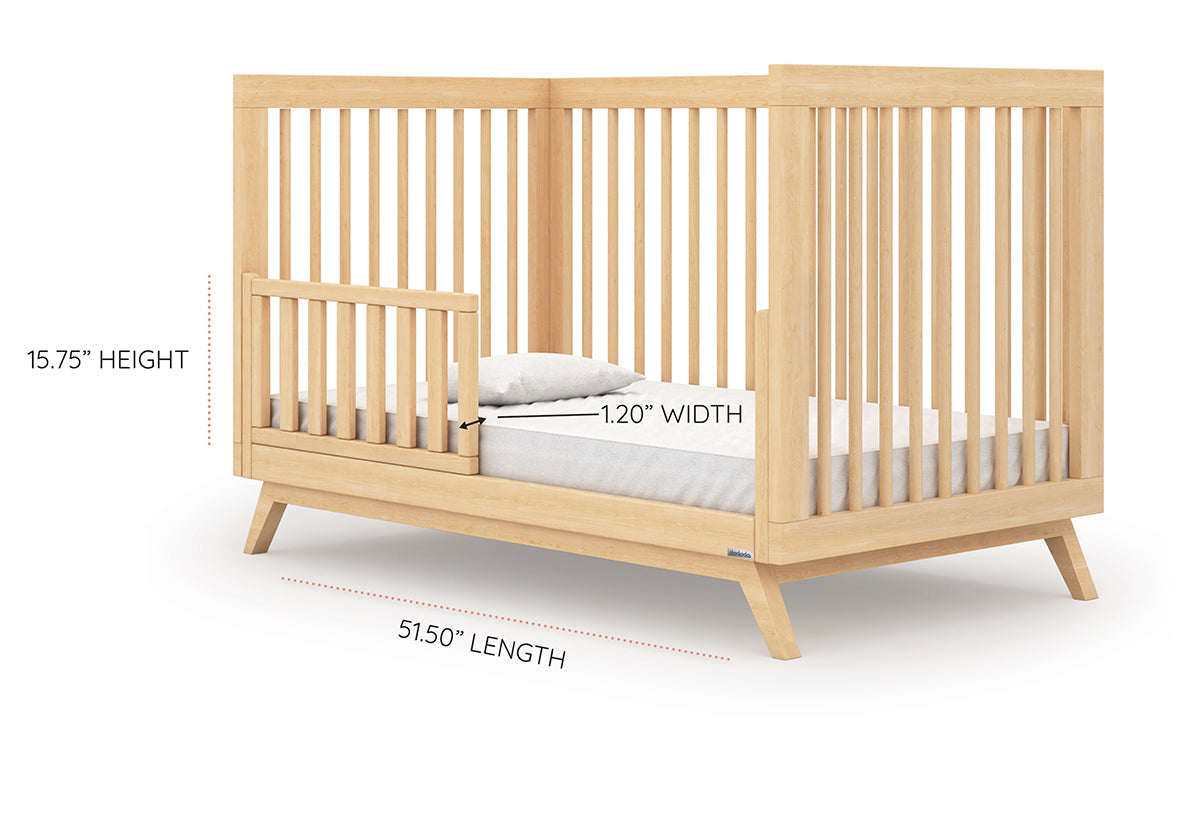 dadada Soho 3-in-1 Convertible Crib - Natural