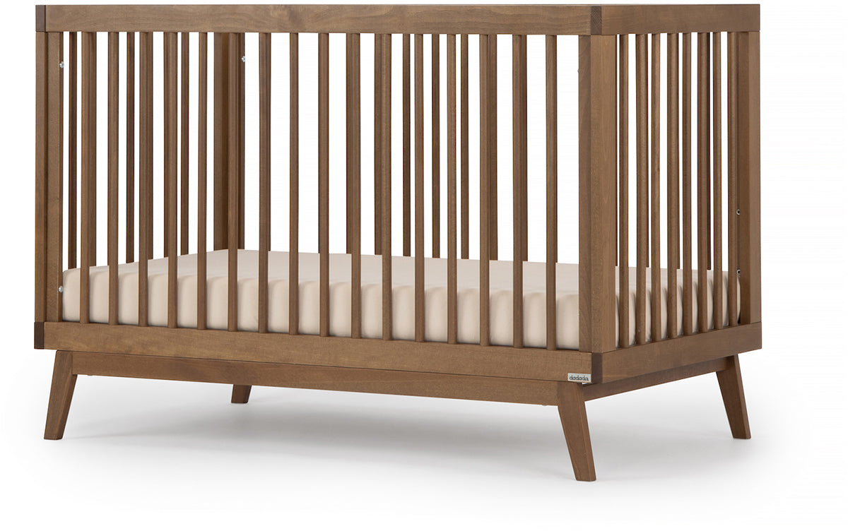 dadada Soho 3-in-1 Convertible Crib - Walnut