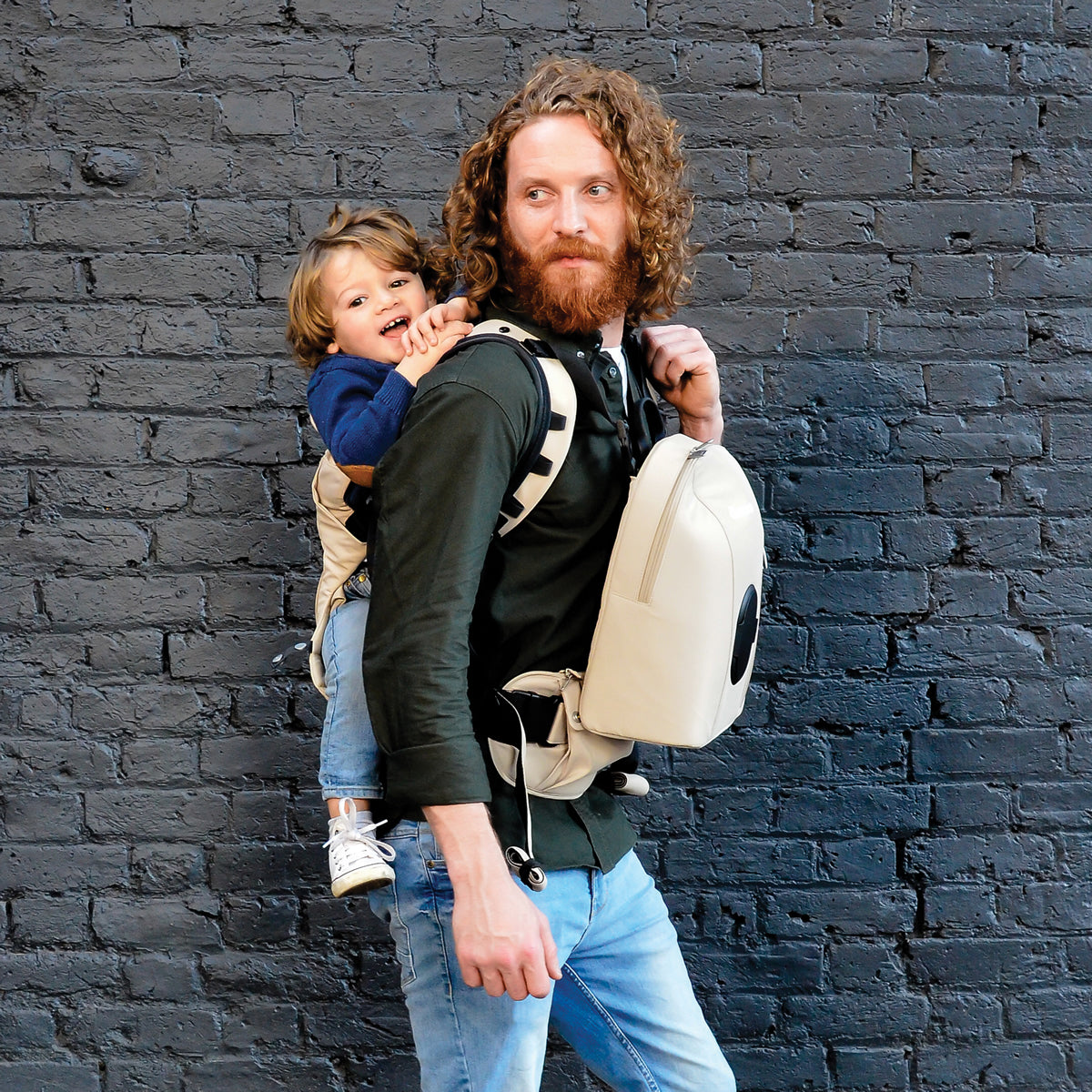 Diono Carus Complete 4-in-1 Baby Carrier + Detachable Backpack - Sand