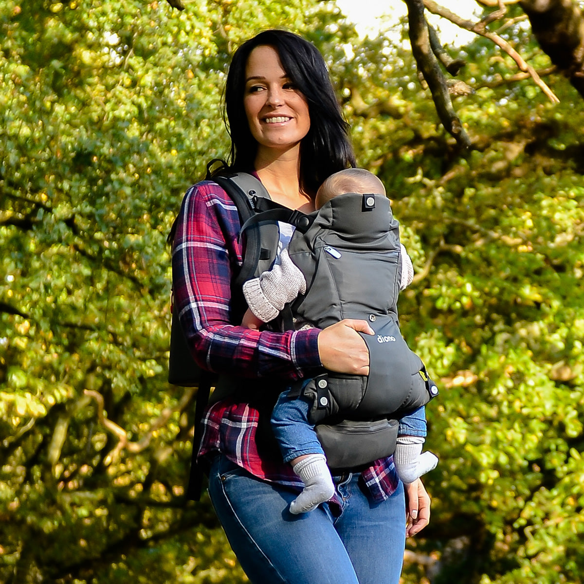 Diono Carus Essentials 3-in-1 Baby Carrier - Dark Grey