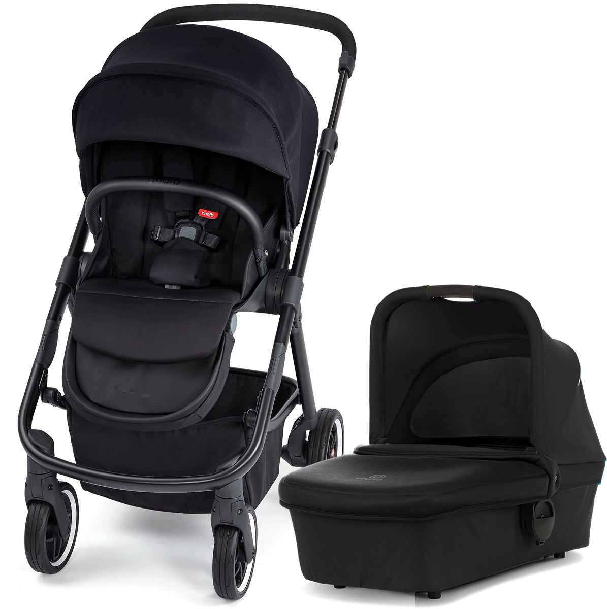 Diono Excurze Stroller & Carrycot - Black Midnight