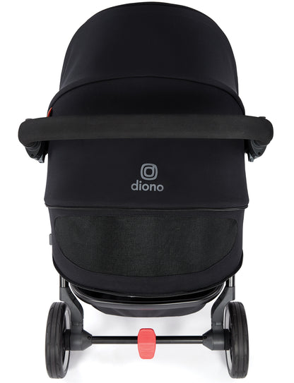 Diono Excurze Stroller & Carrycot - Black Midnight