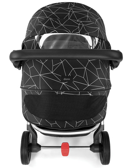 Diono Excurze Stroller - Luxe Black Platinum