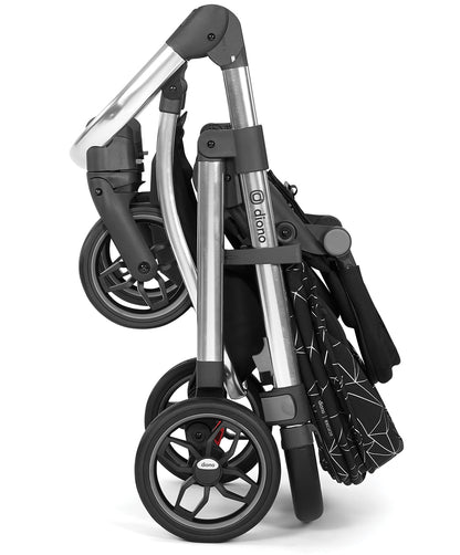 Diono Excurze Stroller - Luxe Black Platinum