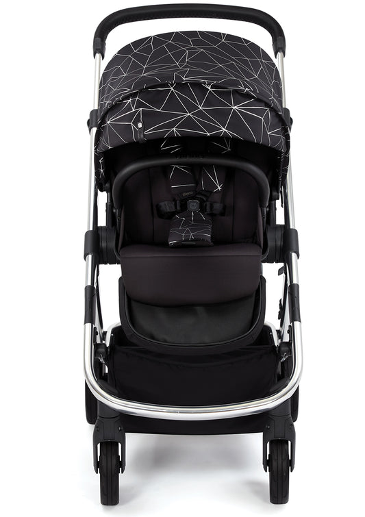 Diono Excurze Stroller & Carrycot - Luxe Black Platinum