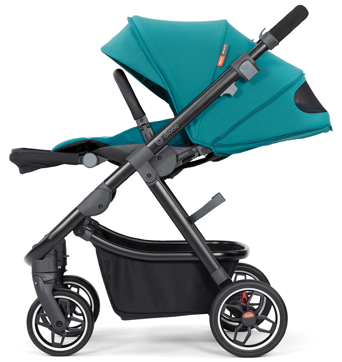 Diono Excurze Stroller & Carrycot - Blue Turquoise