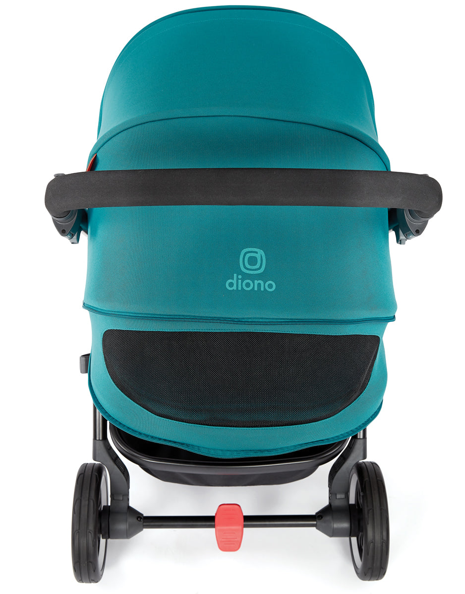 Diono Excurze Stroller & Carrycot - Blue Turquoise