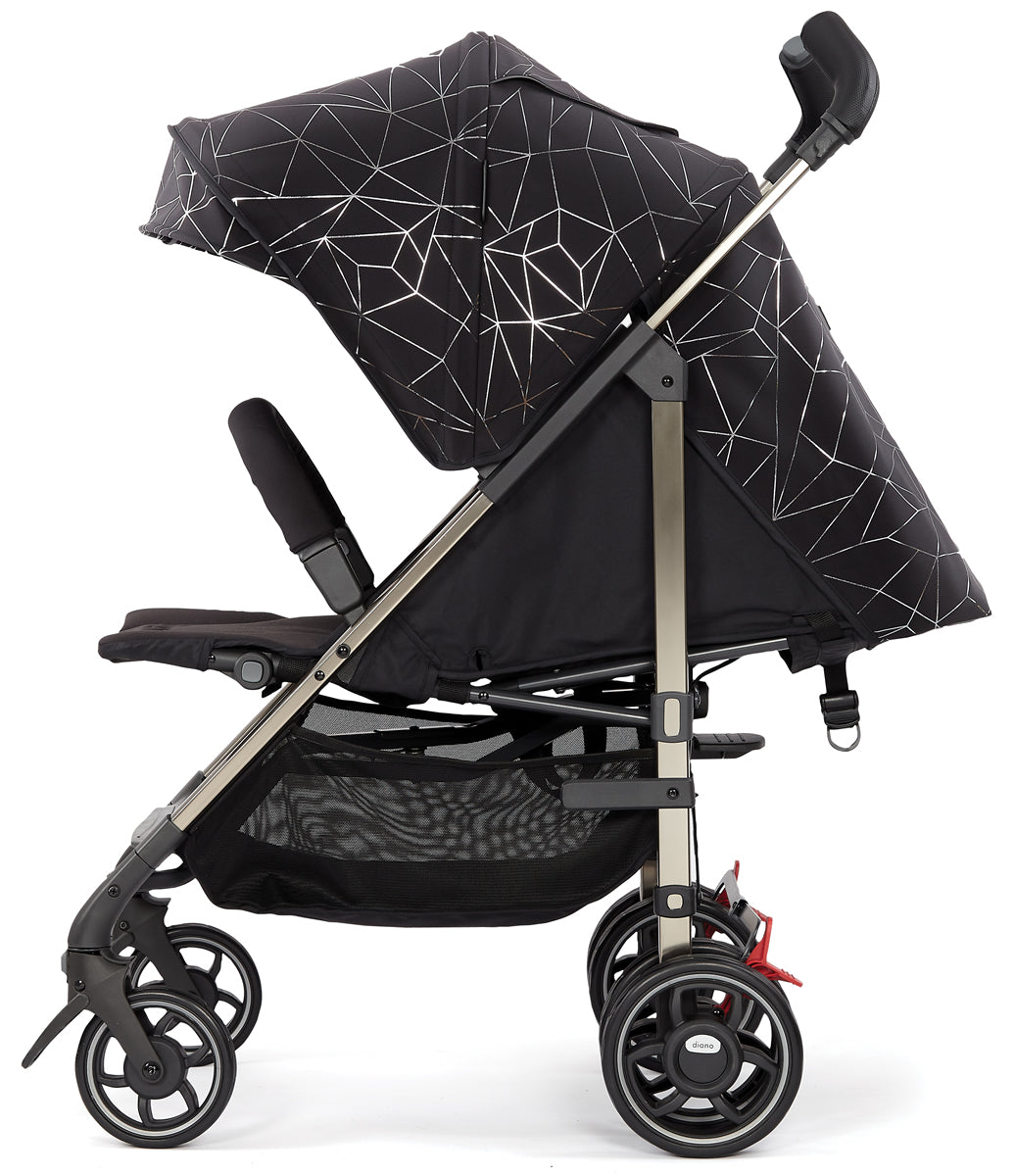 Diono Flexa Umbrella Stroller - Black Platinum