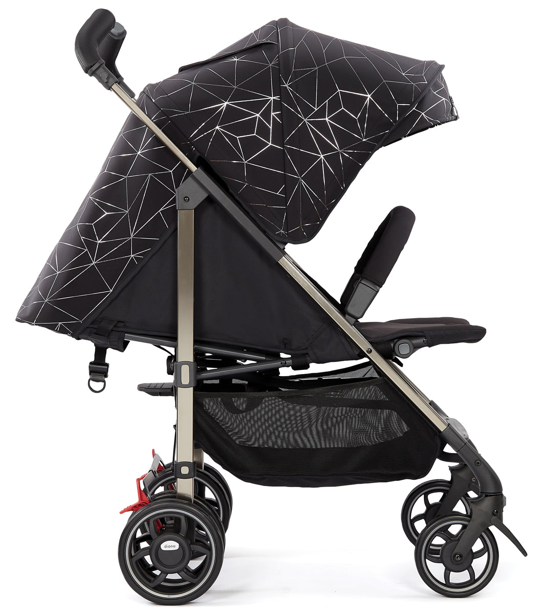 Diono Flexa Umbrella Stroller - Black Platinum