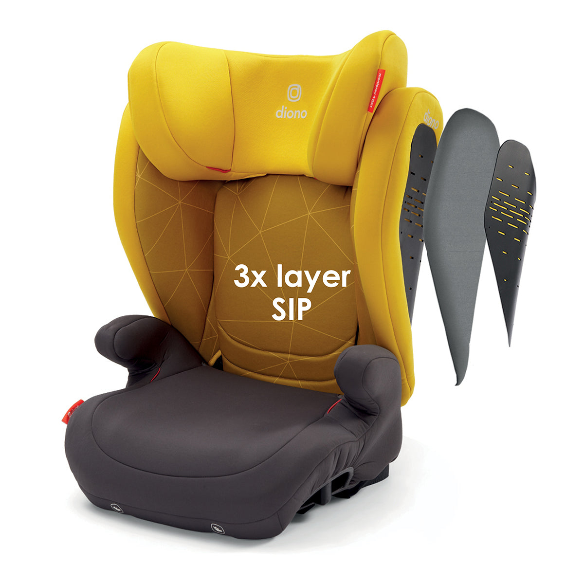 Diono Monterey 4DXT Latch 2-in-1 Booster Car Seat - Black