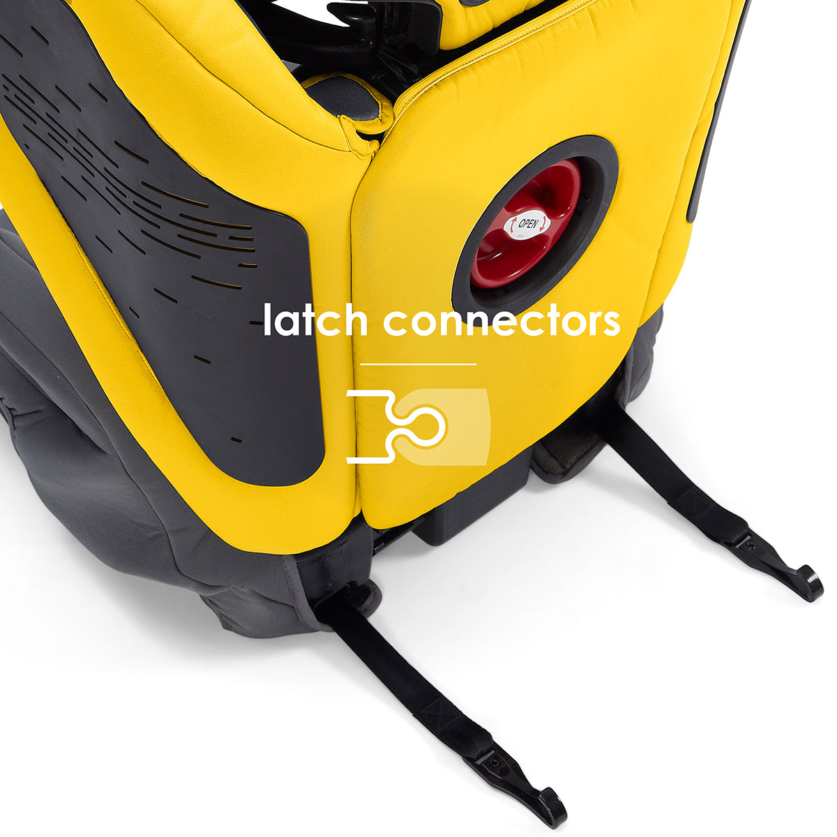 Diono Monterey 4DXT Latch 2-in-1 Booster Car Seat - Yellow Sulphur