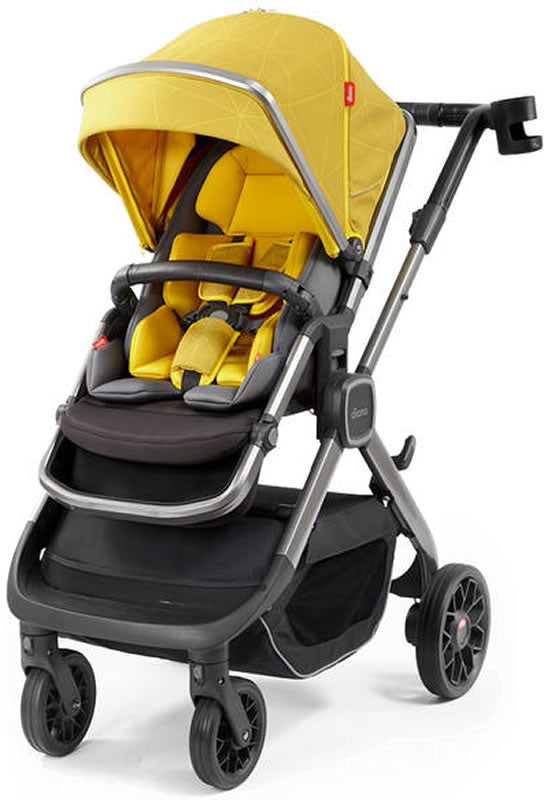 Diono Quantum 2 Stroller - Yellow Sulphur Linear