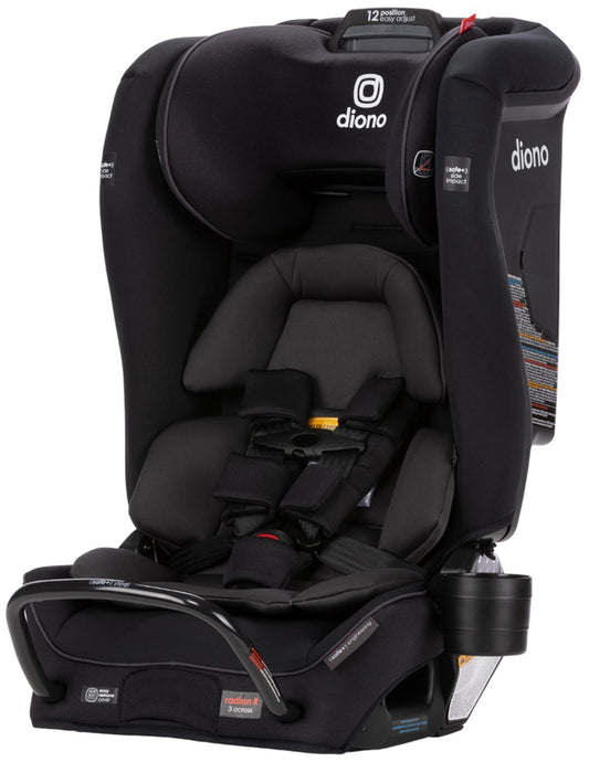 Diono Radian 3 RXT Safe+ Narrow All-in-One Convertible Car Seat - Black Jet