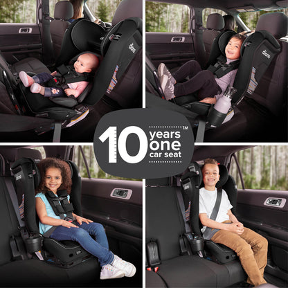 Diono Radian 3 RXT Safe+ Narrow All-in-One Convertible Car Seat - Black Jet