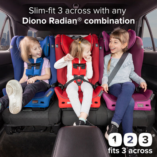 Diono Radian 3 RXT Safe+ Narrow All-in-One Convertible Car Seat - Purple Plum