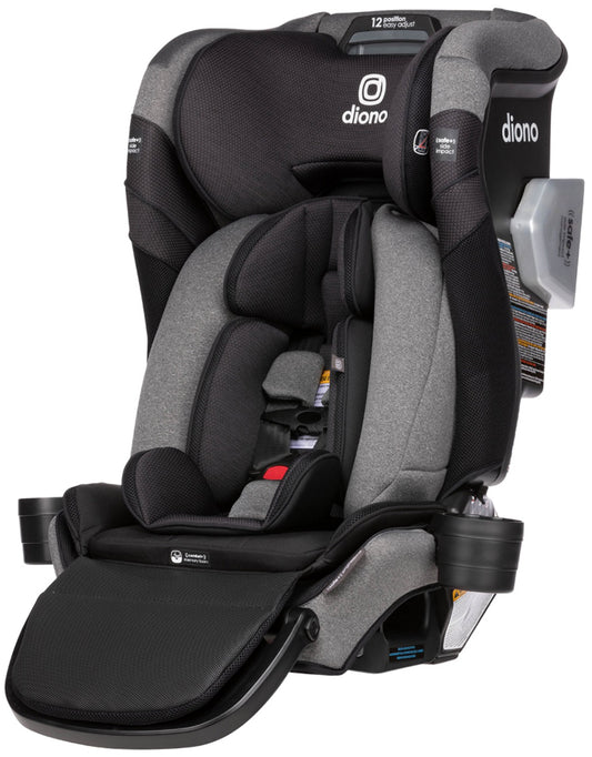 Diono Radian 3QXT+ FirstClass SafePlus Narrow All-in-One Convertible Car Seat - Black Jet