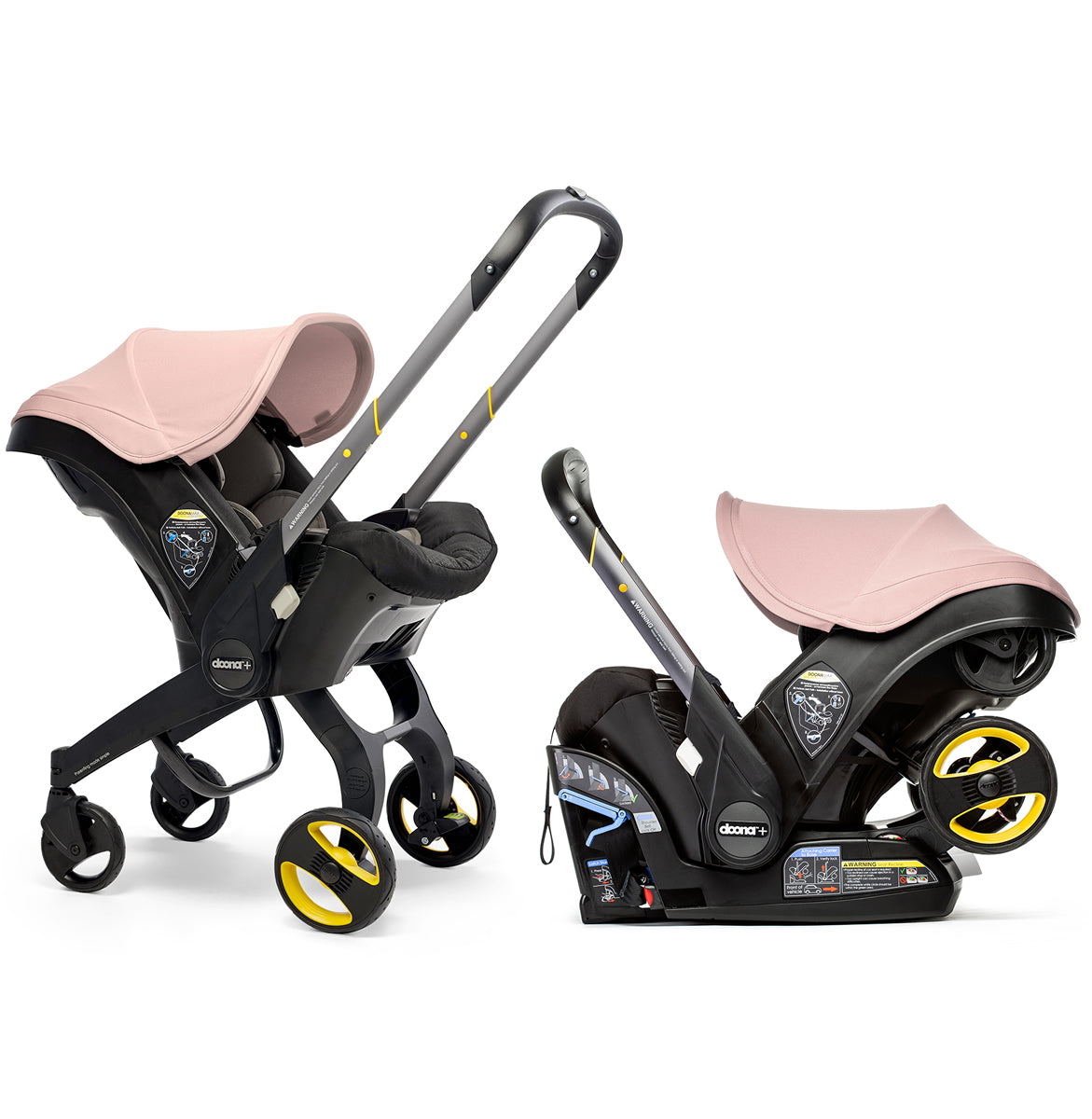 Doona+ Infant Car Seat & Stroller - Blush Pink