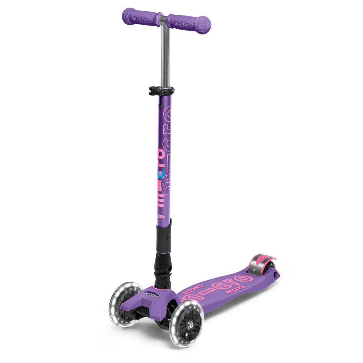 Micro Kickboard Micro Maxi Foldable LED Scooter - Purple