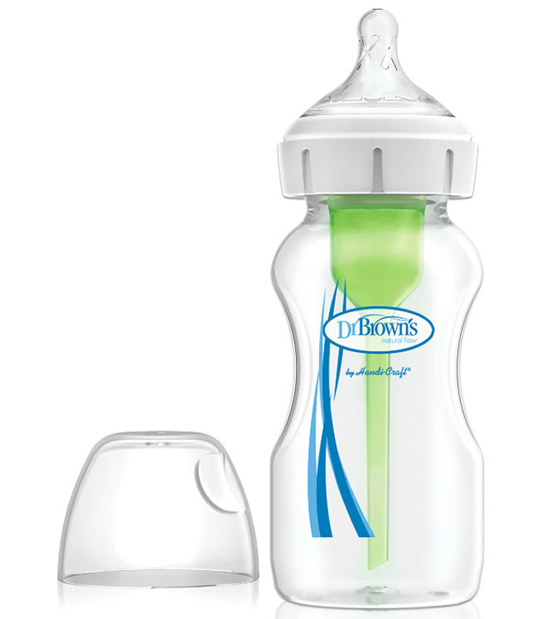 Dr. Brown's Options+ Wide-Neck Baby Bottle, 9 oz