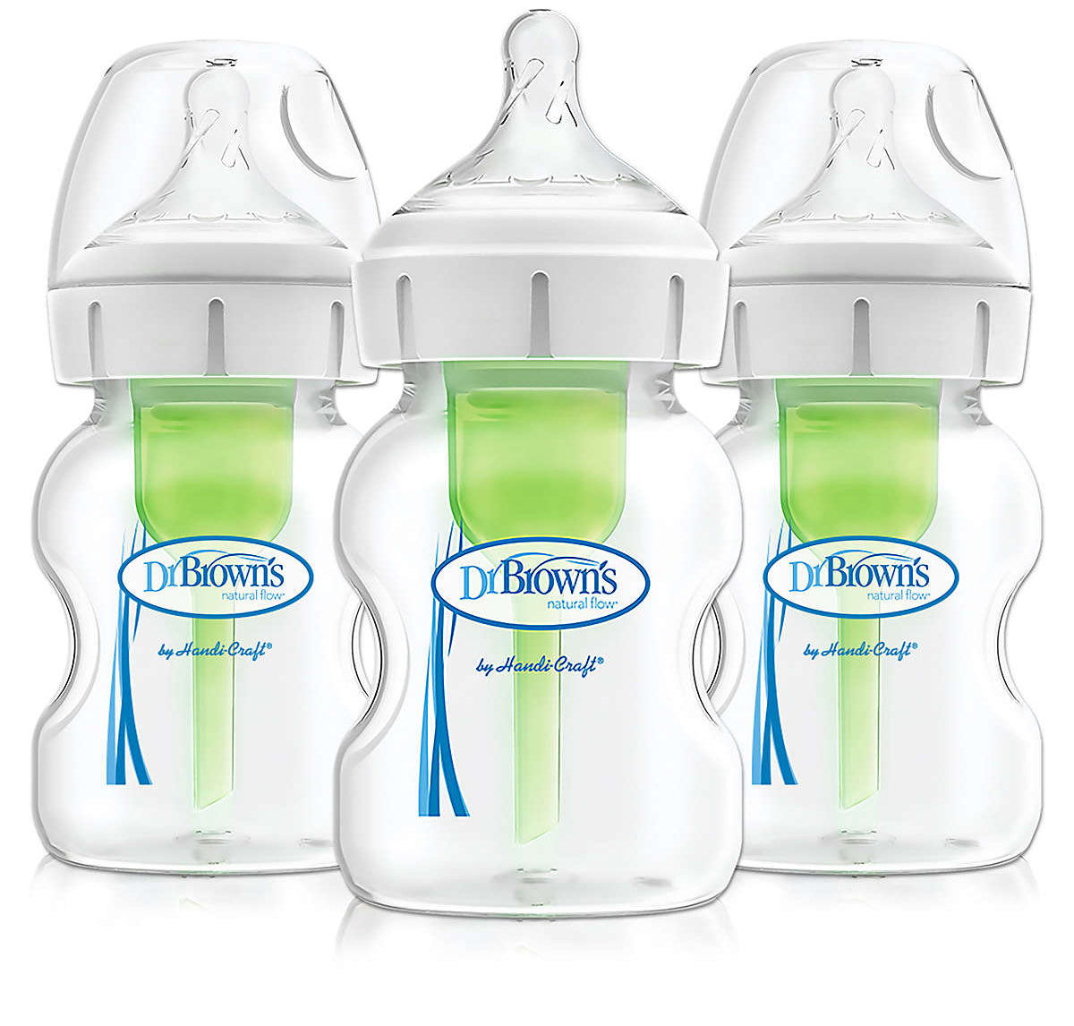 Dr. Brown's Options+ Wide-Neck Bottle, 5 oz - 3-Pack