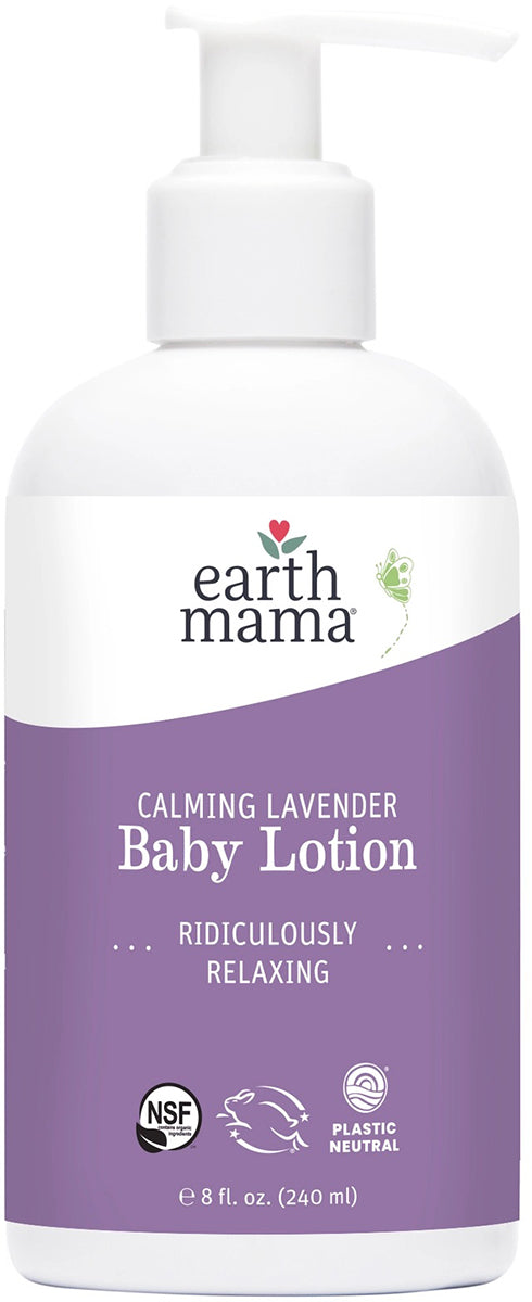 Earth Mama Calming Lavender Baby Lotion, 8 fl. oz.