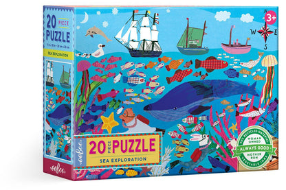 eeBoo 20 Piece Big Puzzle - Sea Exploration